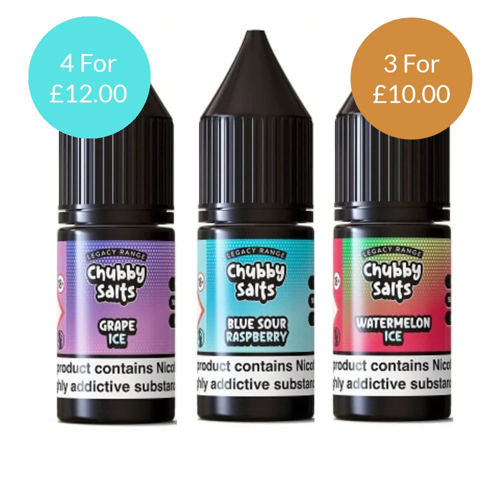 Chubby salts 20mg - Assorted Flavours 3 For £10.00