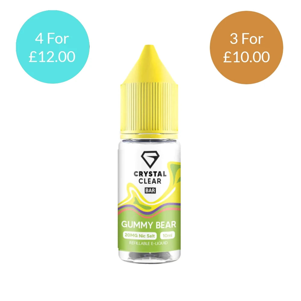 Crystal Clear Bar Juice 20mg Salt - Your Gateway to Refreshing Vape Experience
