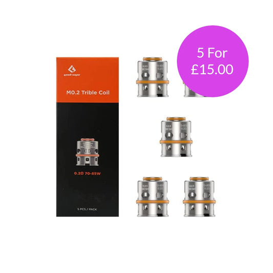 High-Performance Geekvape M Triple Coil 0.2 Ohm – Optimal Vaping with Superior Cloud & Flavour Enhancement
