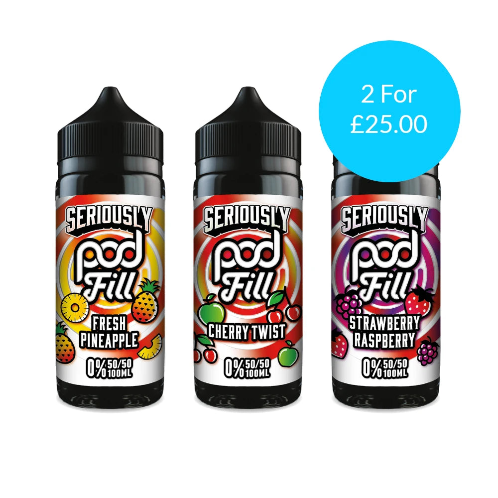 fantasy vapez doozy 120ml seriously pod fill