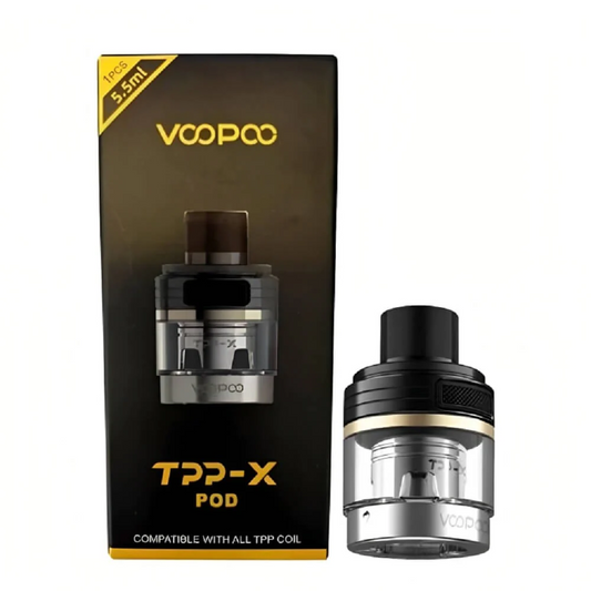 Voopoo TPP X 5.5ml Empty Pod - Enhanced Capacity for Extended Vaping Sessions