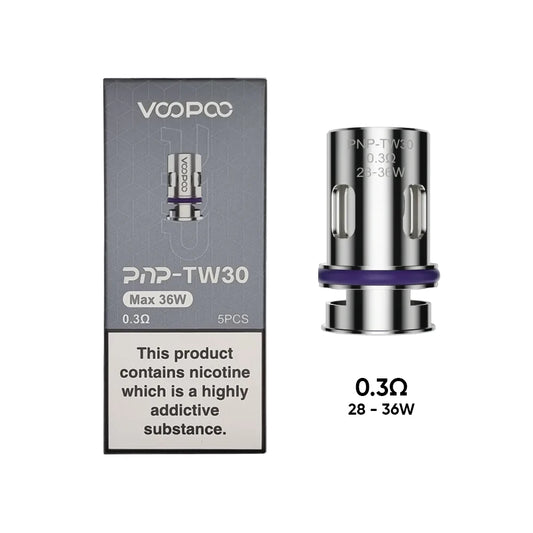 Voopoo PnP-TW30 0.3Ω Coils – Exceptional Performance for DL Vaping