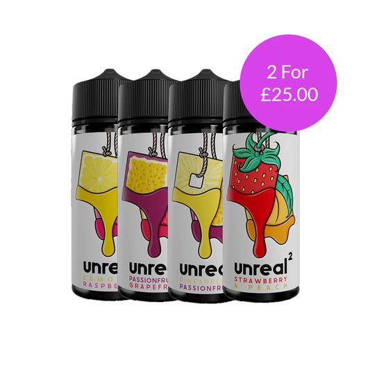 Unreal 2 E-Liquid 120ml – Double the Delight in Every Vape